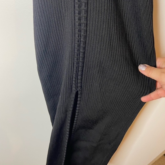Bec & bridge Dark Instinct ribbed black cutout Midi Dress - Picture 6 of 9